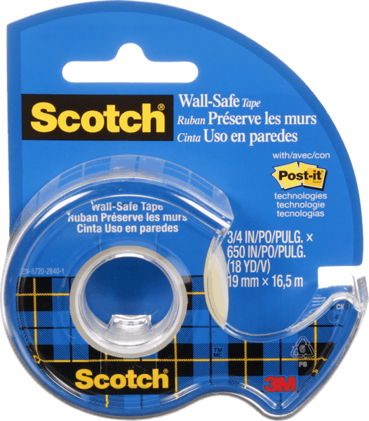 50 For Scotch® Wall-safe Tape - Scotch Tape (526x600), Png Download