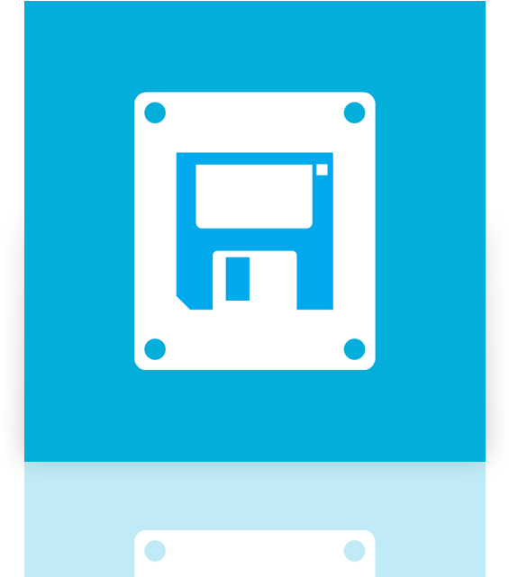 Floppy, Mirror, Drive Icon - Icon (640x640), Png Download