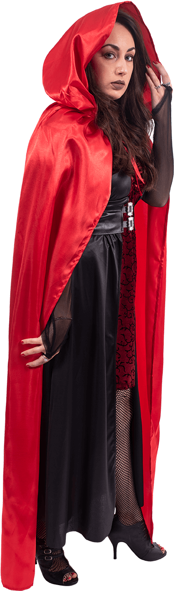 Red Cape - Halloween Costume (800x1268), Png Download