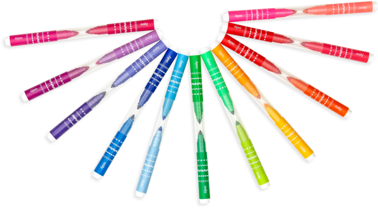 Double Up Mini Marker Travel 36 Piece Set Displayed - Graphic Design (800x800), Png Download