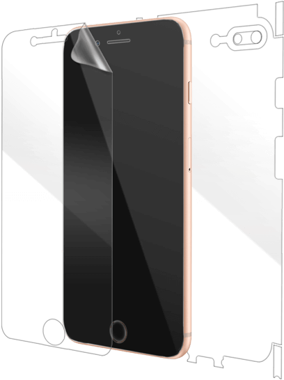 Apple Iphone 8 Plus Screen Protector - Iphone (600x630), Png Download