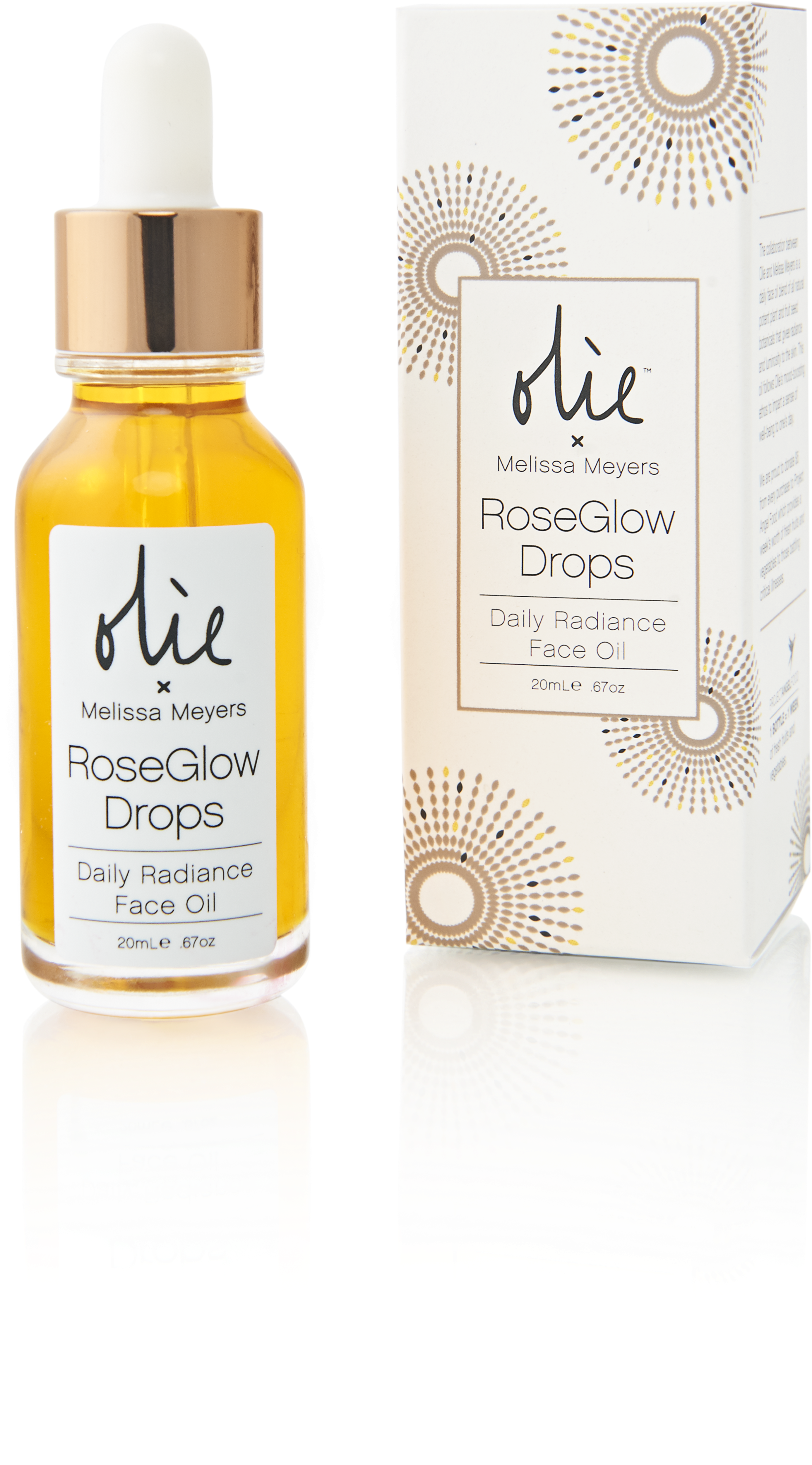 Olie X Melissa Meyers Roseglow Drops Daily Radiance - Perfume (3881x5822), Png Download