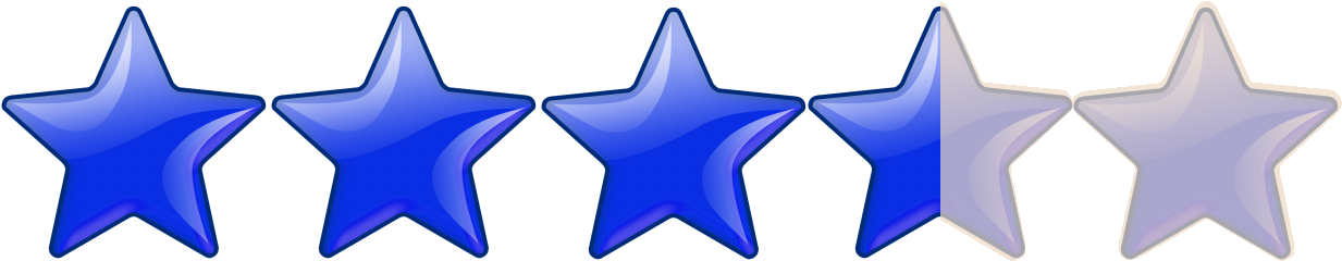 This Book Got A - Blue Star Icon (1276x256), Png Download