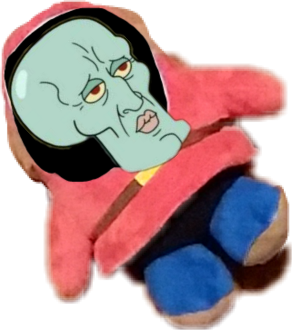 Handsome Squidward (1024x1158), Png Download