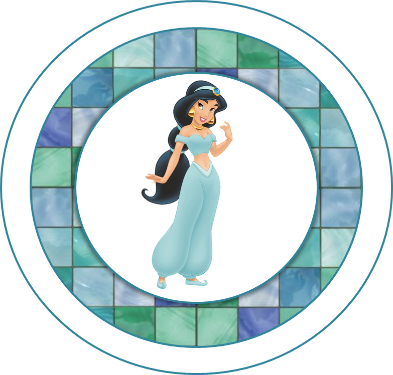 Kit De Jasmine Para Imprimir Gratis - Princesas Disney Jasmine Convites (783x748), Png Download