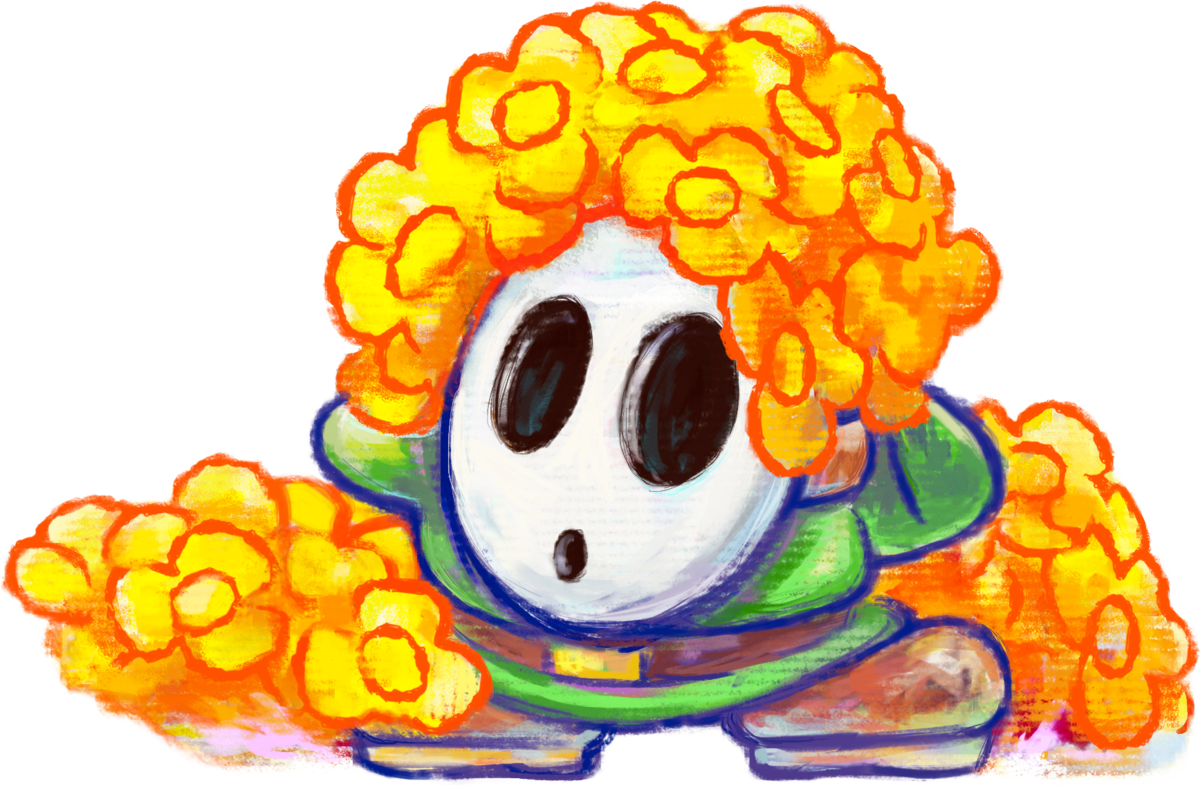 Yoshi's Island Shy Guy (1200x792), Png Download