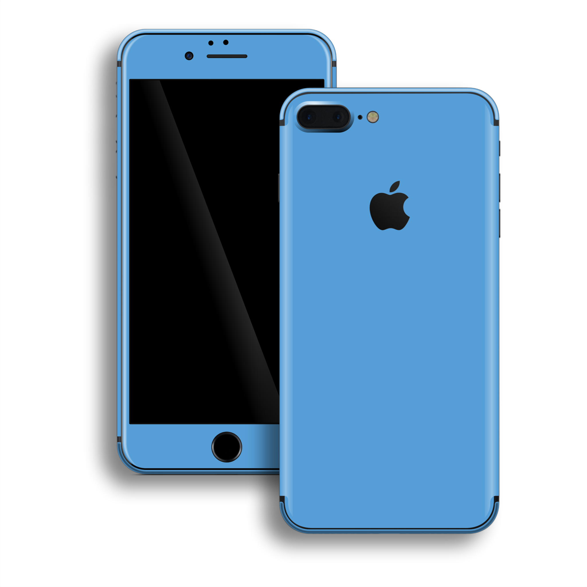 Iphone 8 Plus Gloss Glossy Sky Blue Skin, Decal, Wrap, - Iphone 8 Plus Skin (2048x2048), Png Download