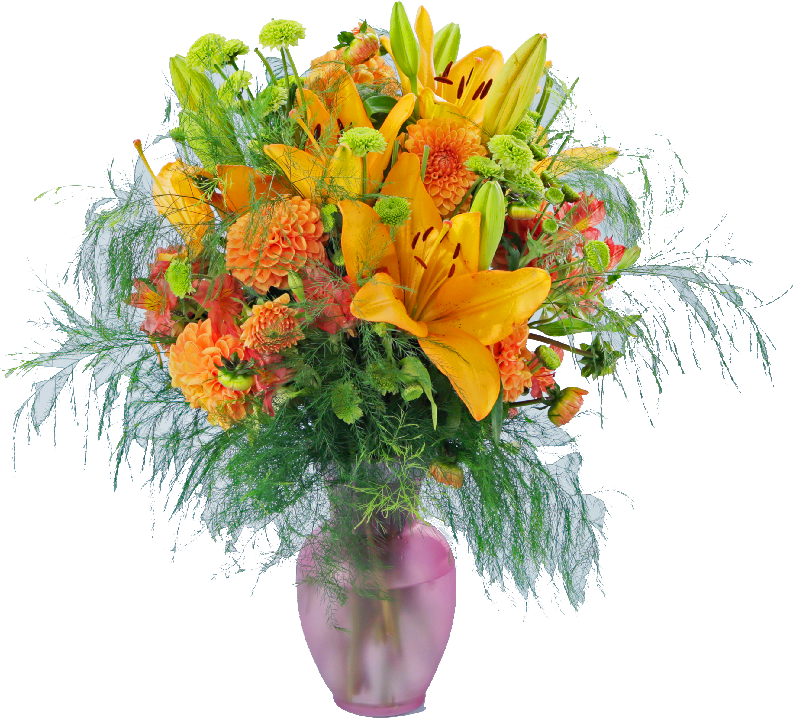 No Easter Lilies For Kitty Lovers - Bouquet (2739x2502), Png Download