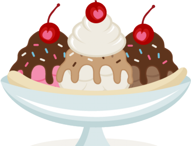 Cute Ice Cream Sundae Clipart (640x480), Png Download