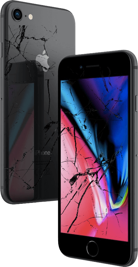 Get Started - Iphone 8 Gray (460x887), Png Download