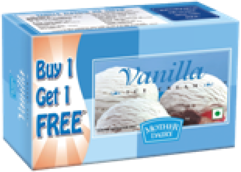 Mother Dairy Ice Cream Vanilla Chocolate 750ml 2 - Mother Dairy Vanilla Ice Cream (800x800), Png Download