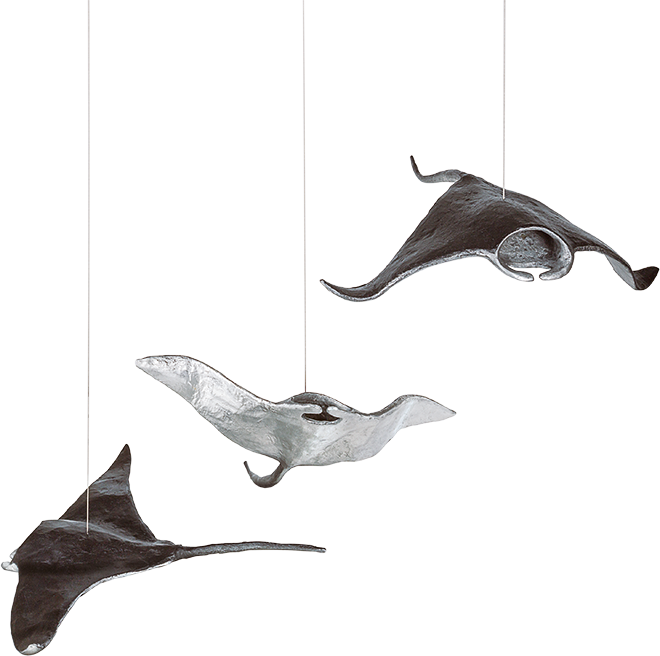 Bronzefigur Angels Of The Seas Von Michal Trpák - Electric Ray (660x656), Png Download