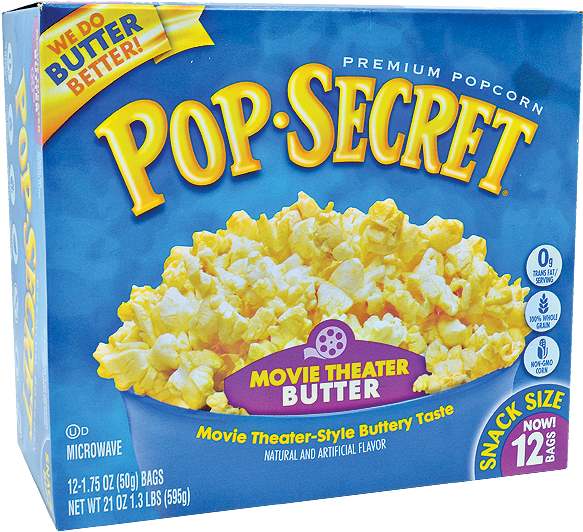 Pop-secret Microwave Popcorn - Pop Secret Popfetti Popcorn (600x675), Png Download