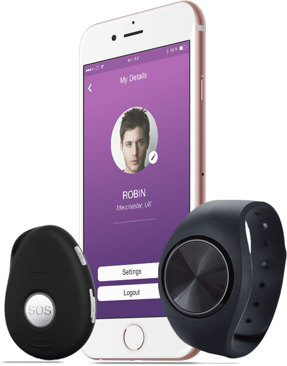 Lone Worker Devices And App Built To Support Lone Worker - Iphone (590x751), Png Download