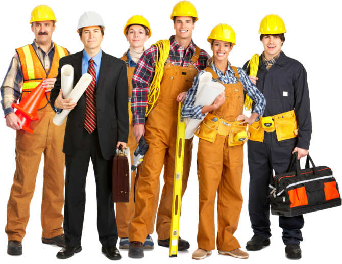 Industrial Worker Free Png Image - Industrial Workers (670x518), Png Download