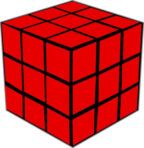 576 X 594 6 - Cube Clip Art (576x594), Png Download