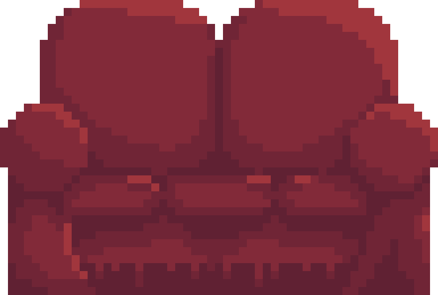 [oc] An Old Sofa For A Bar - Illustration (880x592), Png Download