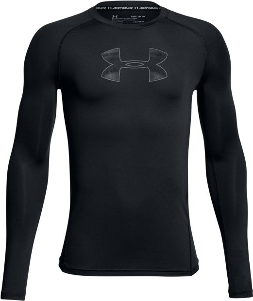 Under Armour Youth Heatgear Armour Long Sleeve T Shirt - John Smedley Black Jumper Lundy (750x620), Png Download