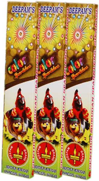 10 Cm Color Sparklers - Poster (600x600), Png Download