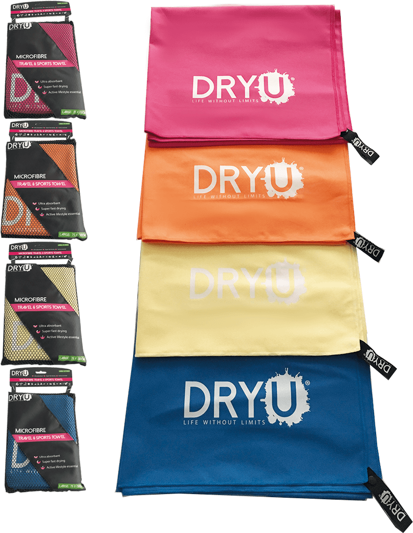 Iowa Travel Towel Images Dryu Microfibre Travel And - Travel Towel Packaging (1080x1080), Png Download