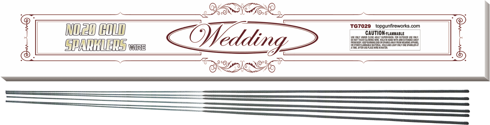 ﻿﻿﻿﻿﻿tg7030 Hear﻿t Shape Sparklers ﻿﻿﻿ - Wedding (1719x441), Png Download