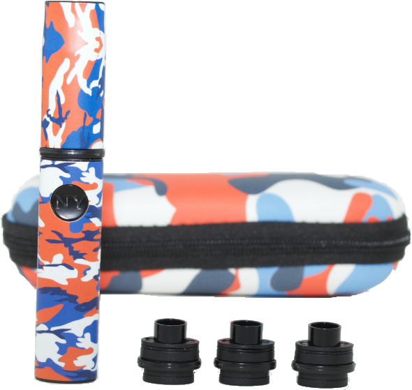 Orange Camo Vape Pen Travel Kit - Orange Camo Vape Pen (600x600), Png Download