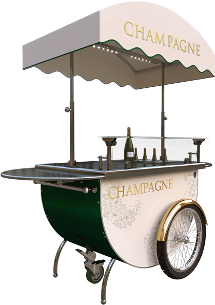 Champagne Cart - Cart (880x600), Png Download