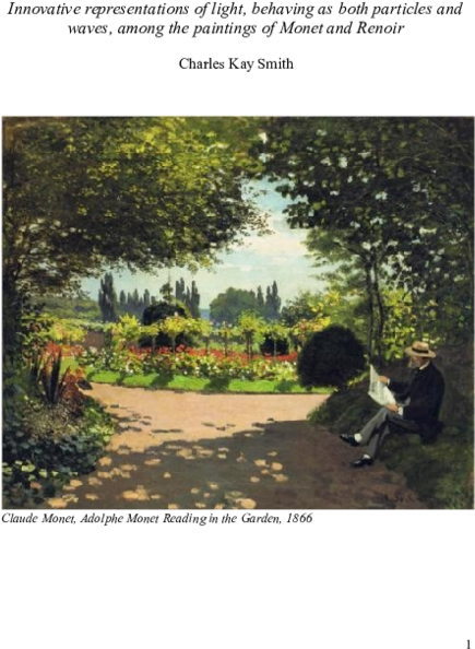 Doc - Claude Monet Adolphe Monet Reading In The Garden (600x776), Png Download
