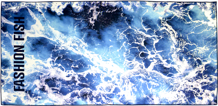 The Fashion Fish Sand Free Towel Ocean Rip - Visual Arts (875x875), Png Download