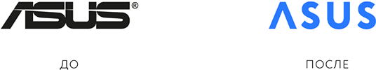 Переосмысление Айдентики Одного Из Пионеров Рынка Железа - Asus (1200x437), Png Download