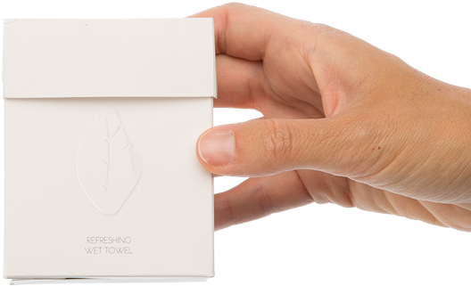 Refreshing Wet Towels Travel Box, Osme' - Paper (570x740), Png Download