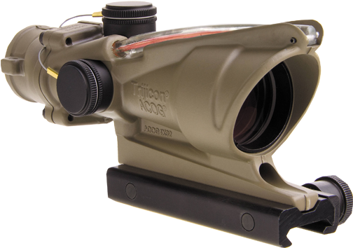 Trijicon Acog Dual Illuminated Green Crosshair 223 - Trijicon Acog 4x32 Ta31 D (600x600), Png Download