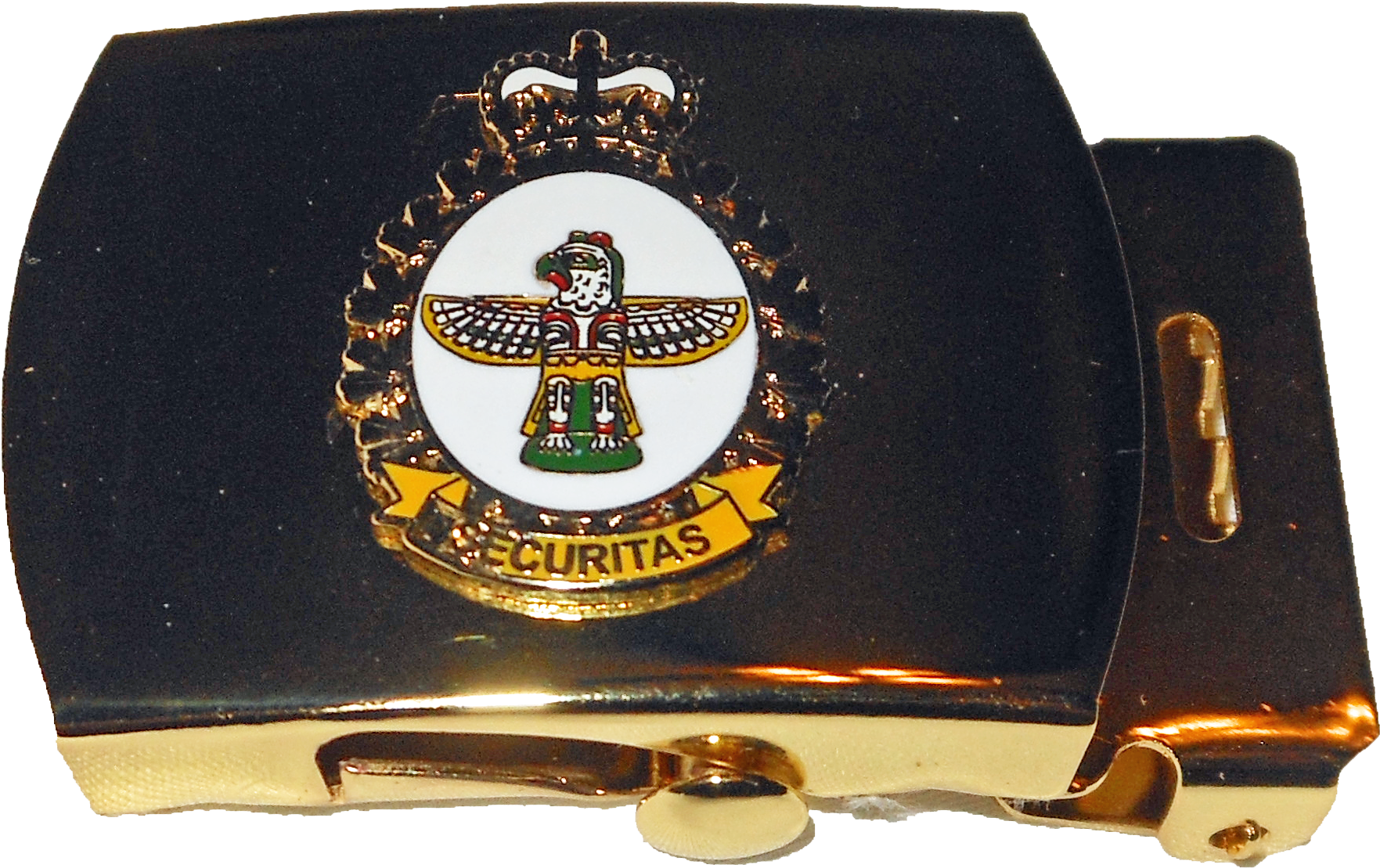 Nylon Belt 1 1/4" With Mp Crested Slide Buckle For - Emblem (1871x1183), Png Download