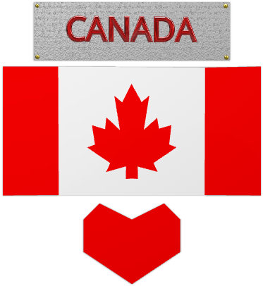 Canadian Flag - Emblem (749x562), Png Download