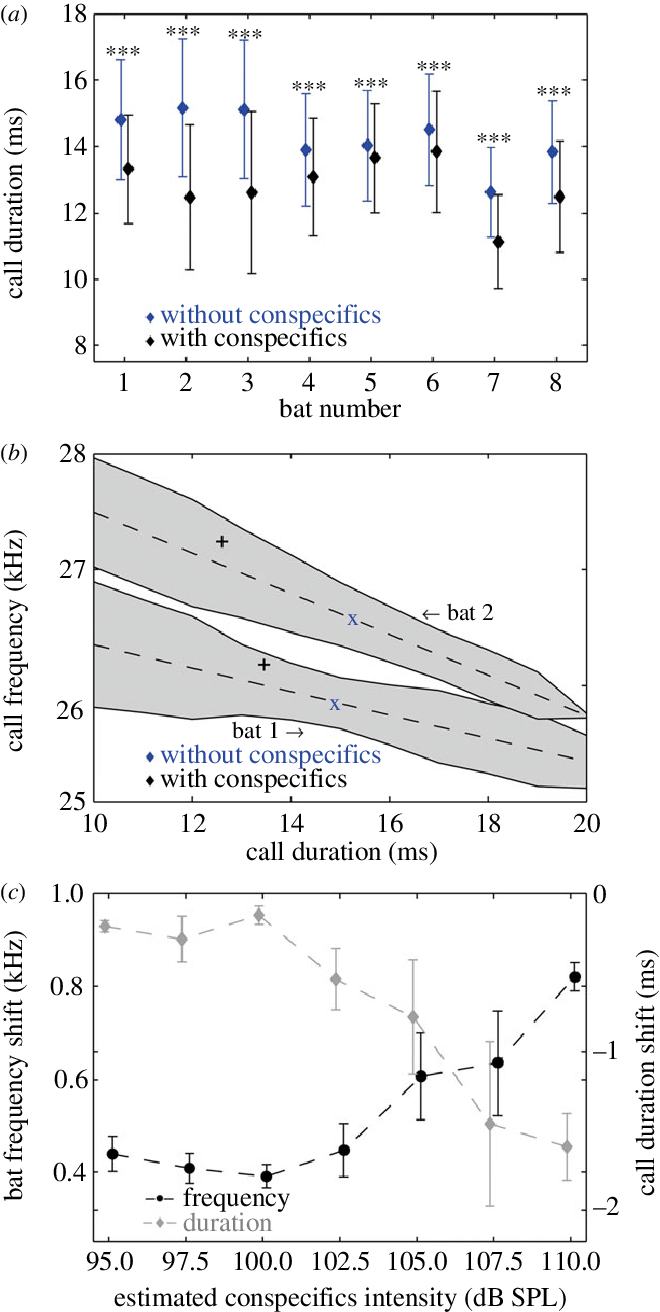 Changes In Bats' Signals In Response To Conspecifics - Diagram (660x1312), Png Download