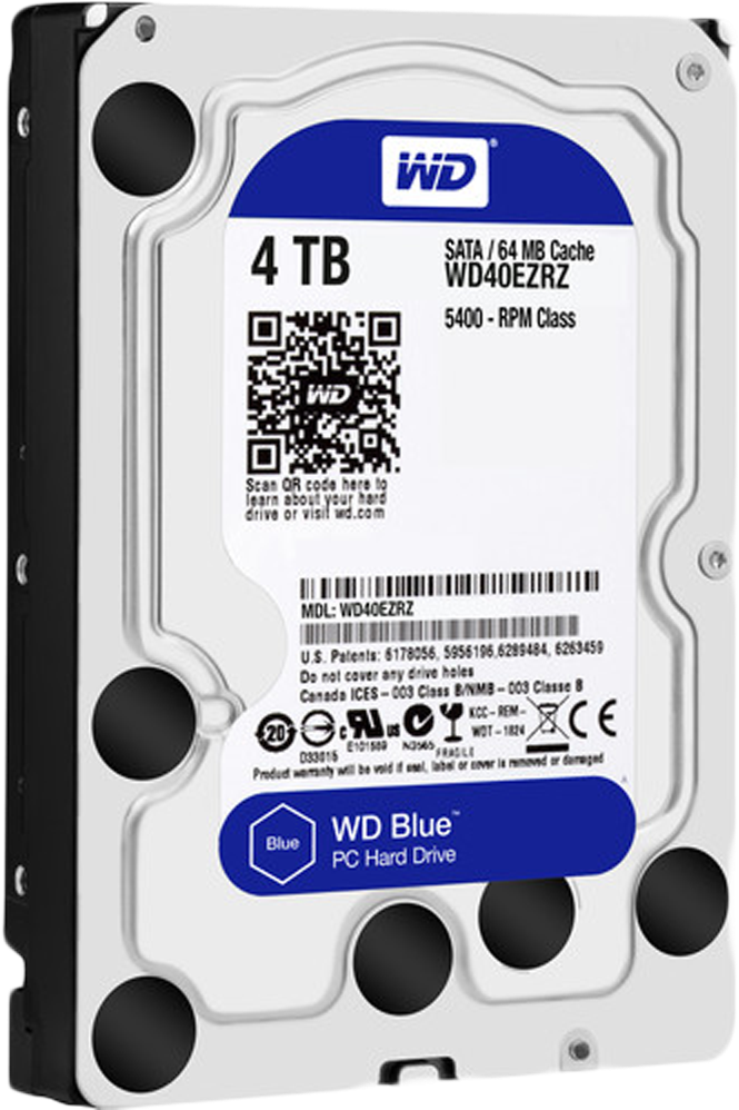 Wd 4tb Blue - Wd 4tb Hard Disk (1000x1000), Png Download