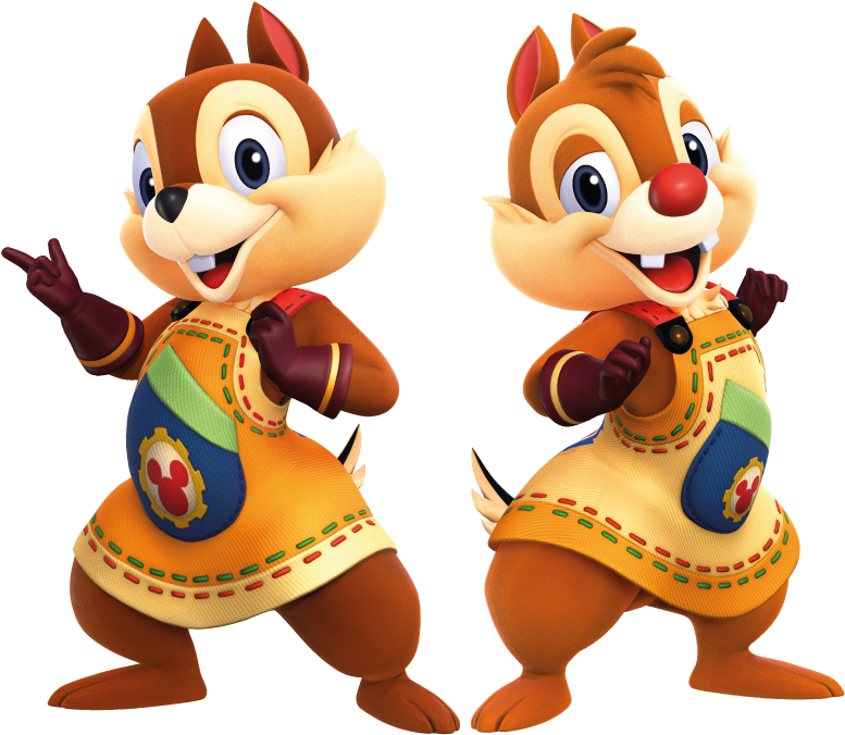Chip N Dale - Kingdom Hearts 3 Chip And Dale (828x1050), Png Download