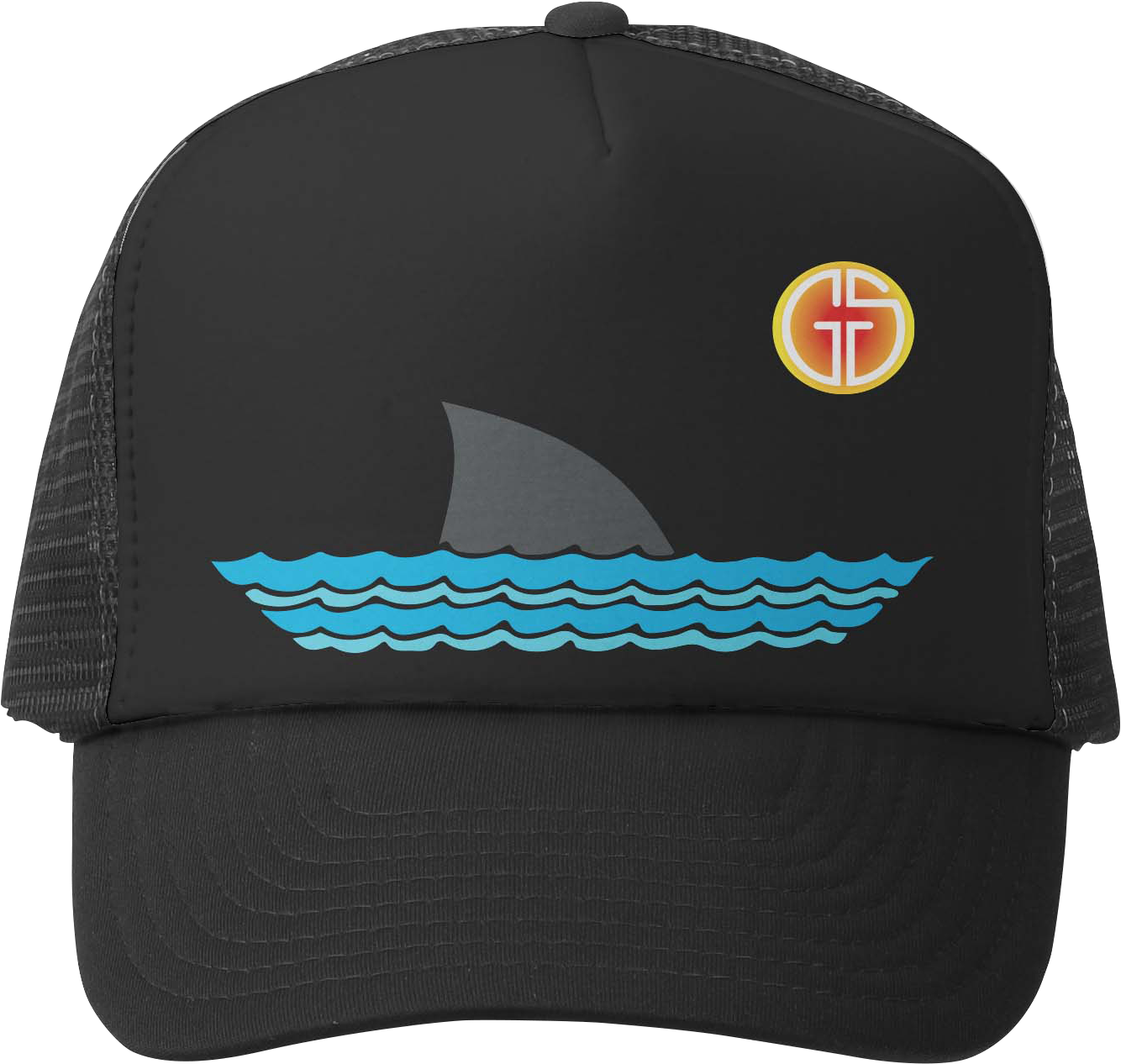 Kid's Shark Fin Trucker - Casquette Europe (2000x2000), Png Download