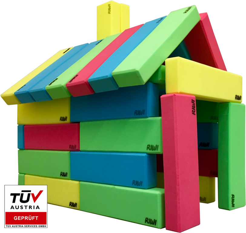 Riwi Building Blocks - Tuv Austria (1200x800), Png Download