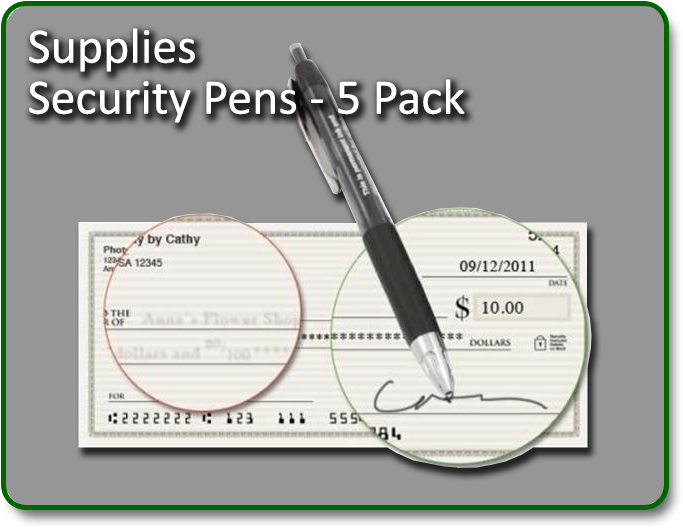 Security Pens Used With Point Of Sale Systems And Software - Putter (727x561), Png Download
