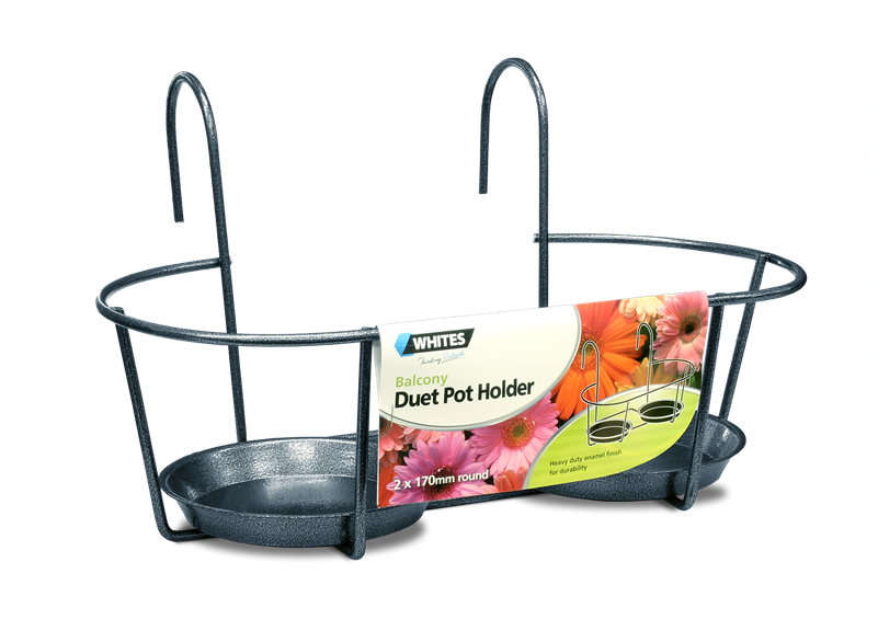 Whites Balcony Duet Pot Holder - Storage Basket (800x800), Png Download