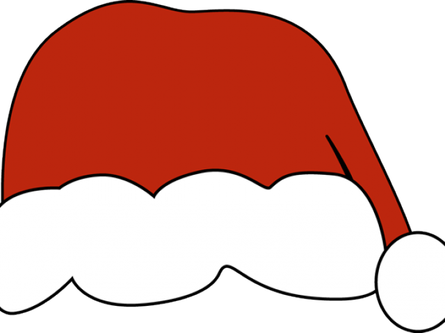 Santa Hat Clipart Coat - Santa Hat Clip Art (640x480), Png Download