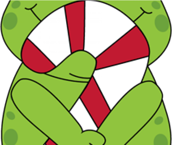 Santa Hat Clipart Candy Cane - Christmas Frog Clipart (640x480), Png Download