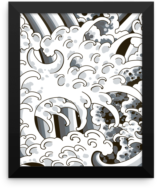 Framed Photo Paper Poster - Ruthless And Toothless (1000x1000), Png Download