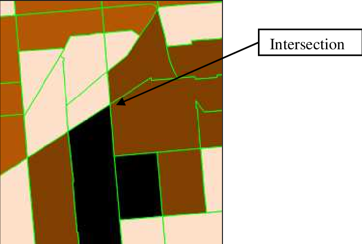 Failed Link On South Road South Of The Intersection - Diagram (734x495), Png Download