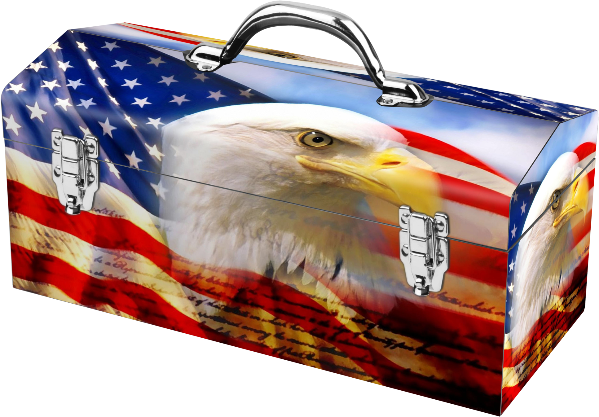 Load Image Into Gallery Viewer, American Flag Eagle - Bald Eagle With American Flag (2048x1458), Png Download
