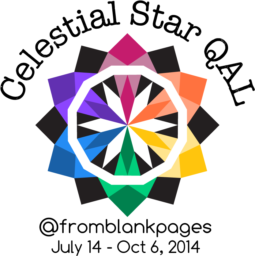 Celestial Star Qal With From Blank Pages - Graphic Design (864x864), Png Download