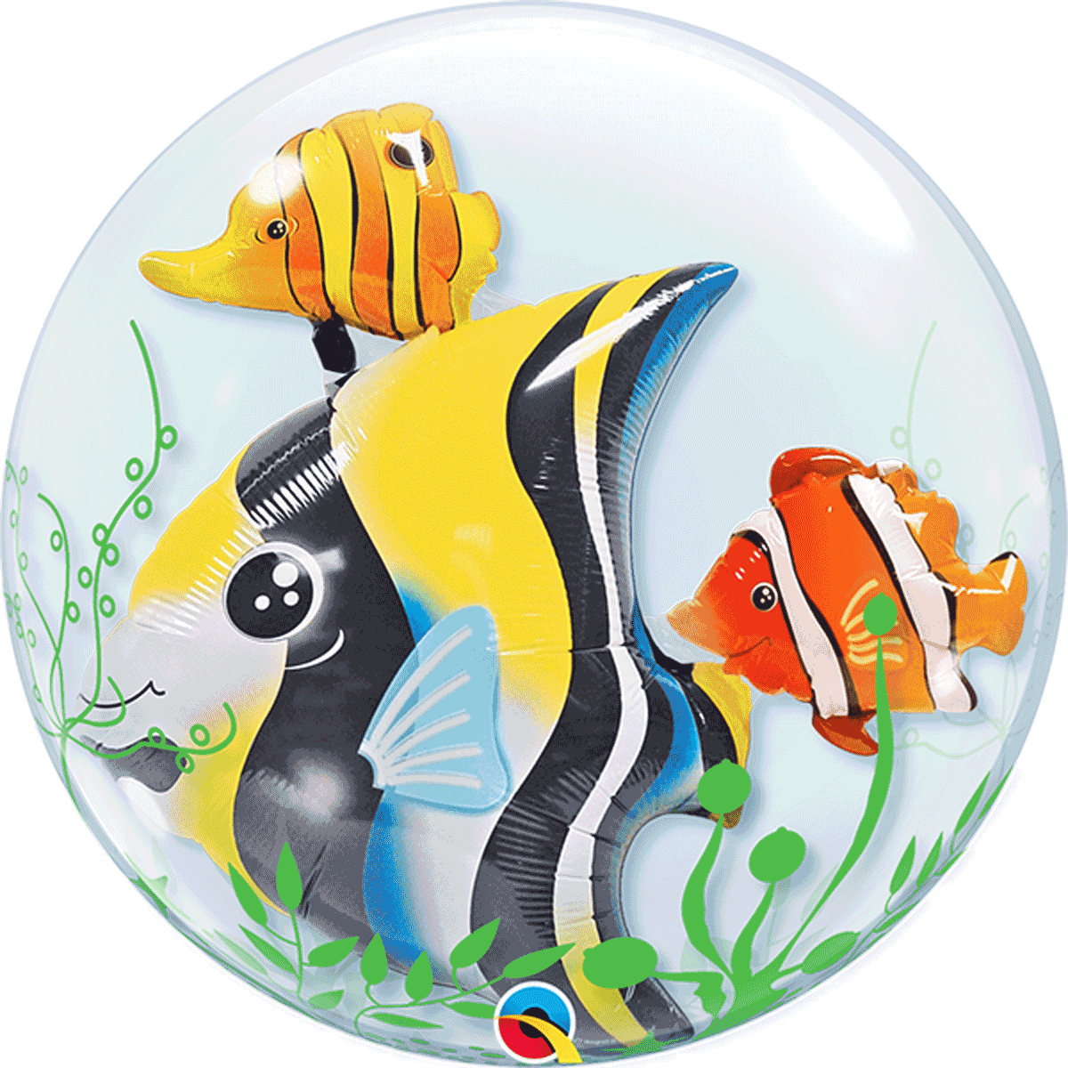 Party Supplies, Balloons, Fancy Dress Costumes - Qualatex Double Bubble Balloon (1200x1200), Png Download