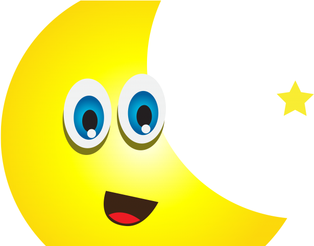 Crescent Clipart Sun Moon - Moon And Stars Cartoon (640x480), Png Download