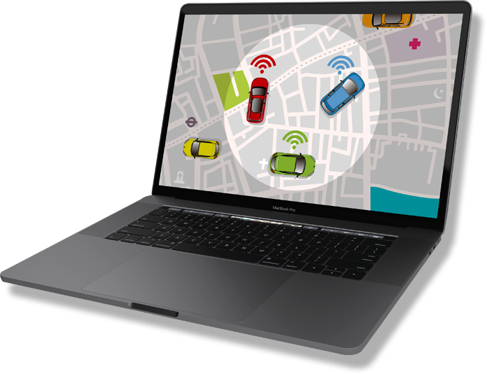 Gps Tracking For Rental Car Manager - Netbook (696x534), Png Download